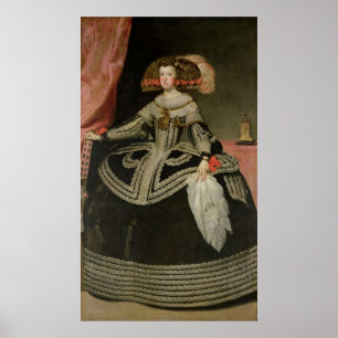 Poster Rainha Maria Anna de Áustria, C. 1652