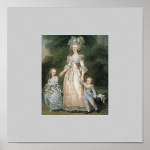 Poster Rainha Marie Antoinette de France
