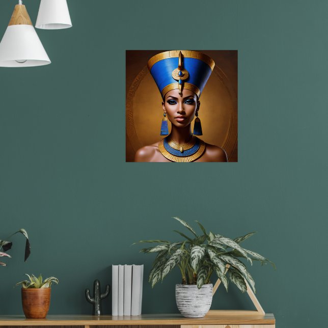 Poster "Rainha Nefertiti" Linda Rainha Africana (Sala de Estar 1)