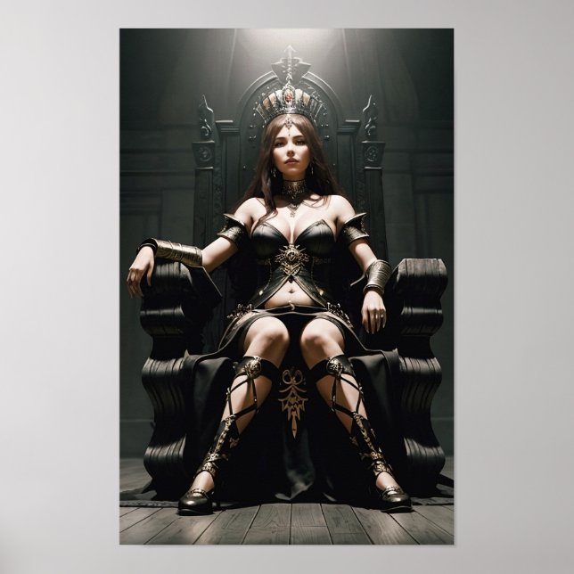 Poster Rainha Negra (Frente)