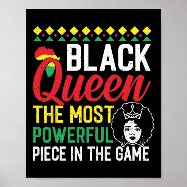 Poster Rainha Negra A Mais Poderosa História Negra (Frente)
