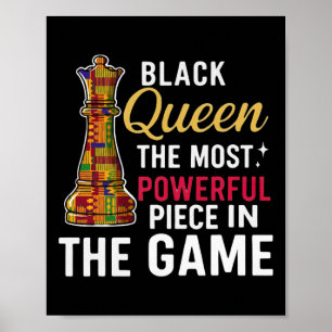 Poster Rainha Negra A Peça Mais Poderosa No Jogo _1