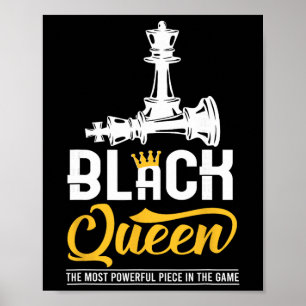Poster Rainha Negra A Peça Mais Poderosa No Jogo Eu