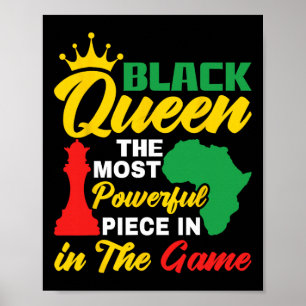 Poster Rainha Negra A Peça Mais Poderosa No Jogo Wo