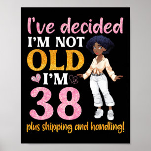 Poster Rainha Negra Não Sou Velha Tenho 38 Mais Frete E M
