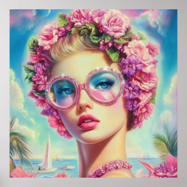 Poster Rainha Tropical Glamor (Frente)
