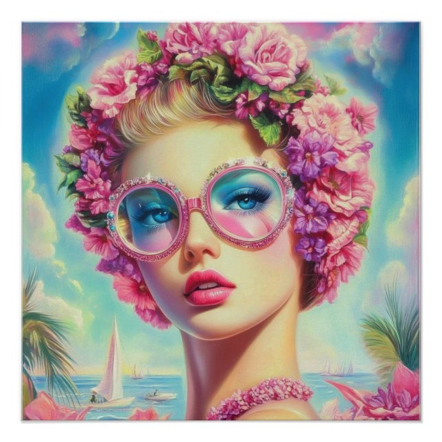 Pôster Rainha Tropical Glamor (Frente)