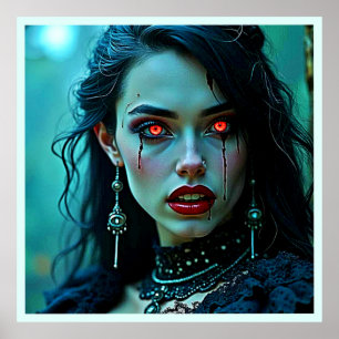 Poster Rainha Vampira: Arte de Sedução Obscura