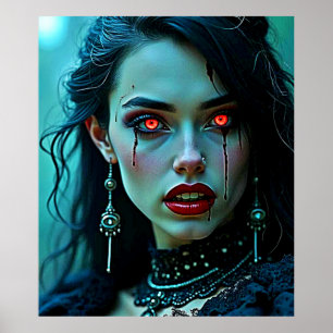 Poster Rainha Vampira: Arte de Sedução Sombria