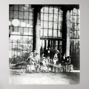 Poster Rainha Victoria & Prince Albert com seus