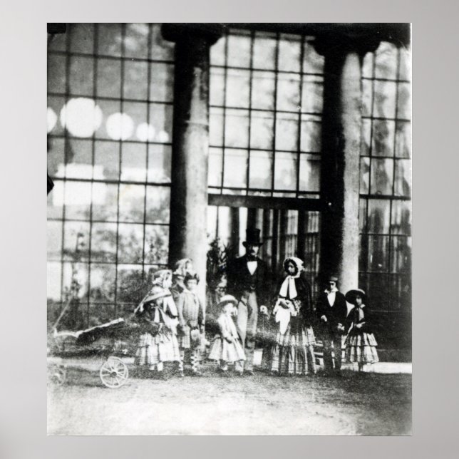 Poster Rainha Victoria & Prince Albert com seus (Frente)