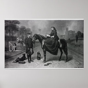 Poster Rainha Vitória em Osborne