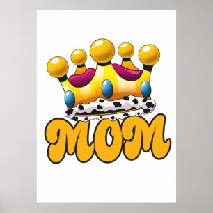 Poster Rainhas mães coroa