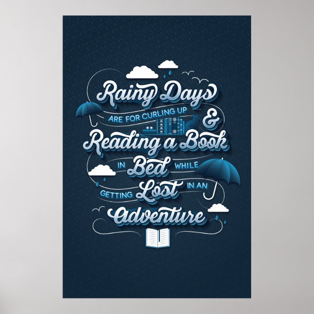 Poster Rainy Day Adventure (24x36) (Frente)