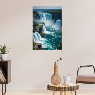 Poster "Raio de cima - Niagara Cai Elegância"