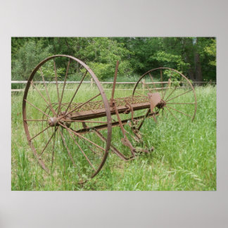 Pôster Raio de feno antigo 2