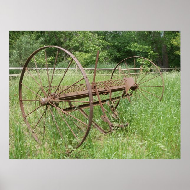 Pôster Raio de feno antigo 2 (Frente)