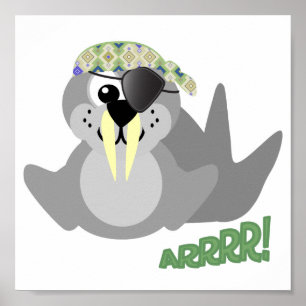 Poster Raio-pirata Cute Goofkins
