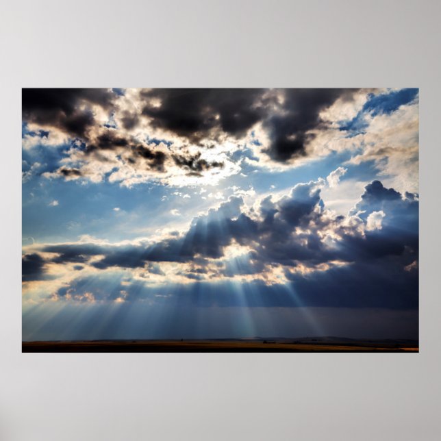Pôster Raios de sol de cima (Frente)