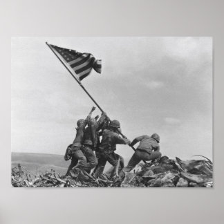 Poster Raising the Flag on Iwo Jima