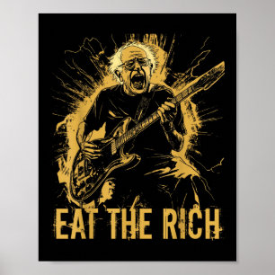 Poster Raiva Contra Oligarchy Bernie Sanders Luta Contra