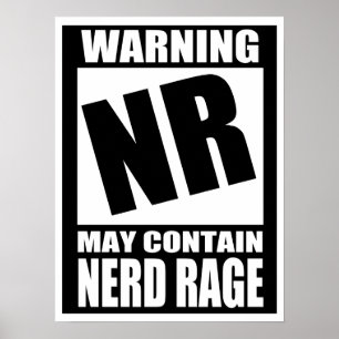 Pôster Raiva do nerd