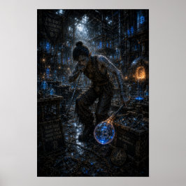 Poster Raiva Silenciosa / Soprador de Vidro / Oficina de