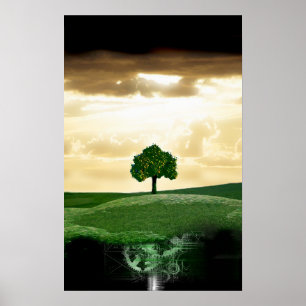 Pôster raiz mecânica