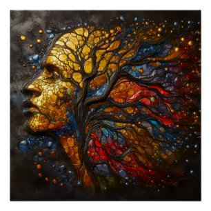 Pôster Raízes Celestiais da Vida