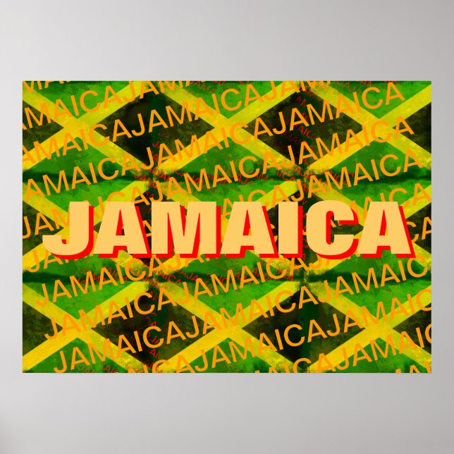 Poster raízes da Jamaica (Frente)