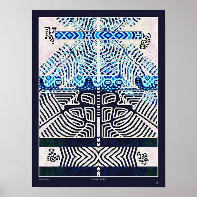 Poster Raízes do Céu (Frente)