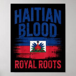 Poster Raízes Haitianas Dia da Bandeira do Haiti