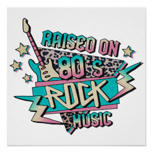 Pôster Raízes na Rock dos anos 80