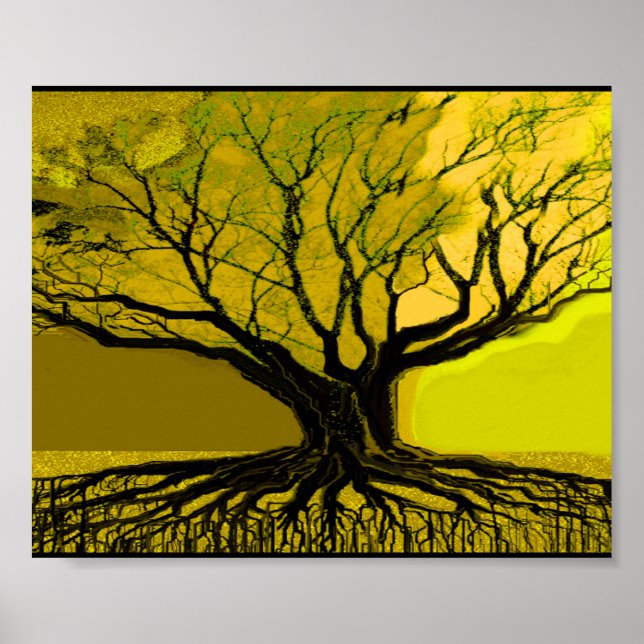 Pôster Raízes Verdes (Frente)