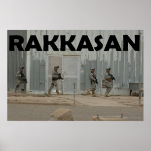 Poster Rakkasan 101st transportado por via aérea