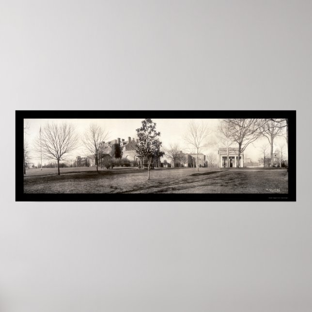 Pôster Raleigh, NC College Photo 1909 (Frente)