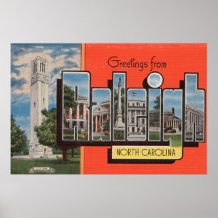 Poster Raleigh, North Carolina - grandes cenas 2 da letra