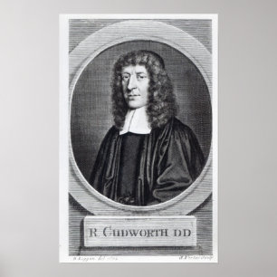 Poster Ralph Cudworth, gravado por George Vertue