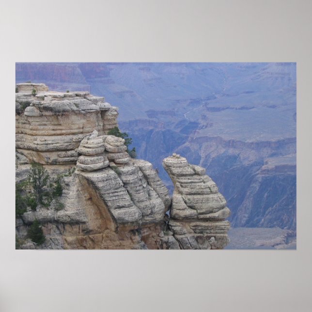 Poster Ram Climbing Rock Face At Grand Canyon (Frente)