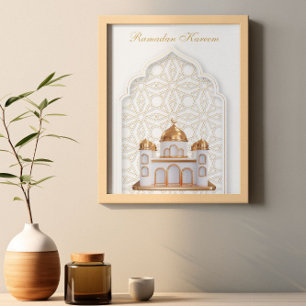 Poster Ramadan Kareem Ramadan Mubarak