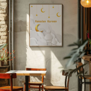 Poster Ramadan Kareem Ramadan Mubarak