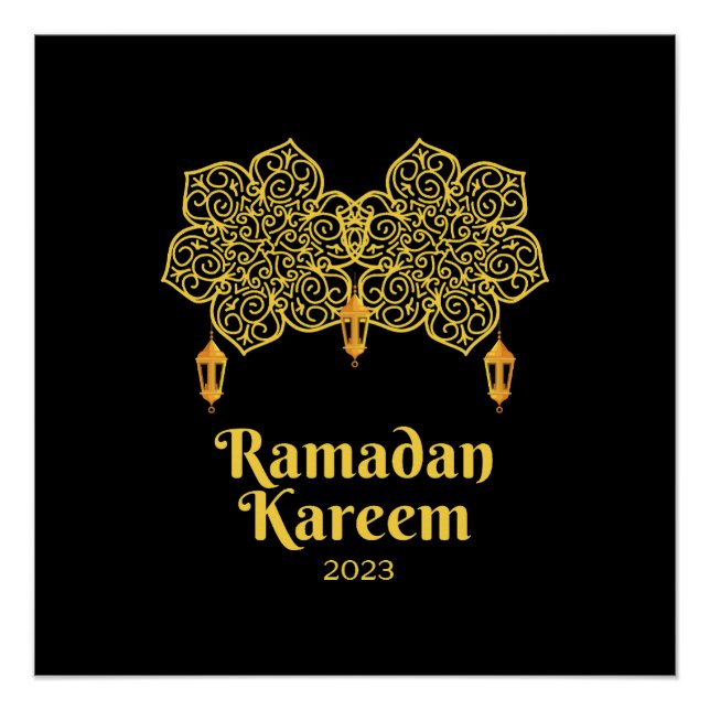 Pôster Ramadan Kareem Significado - Eid Mubarak 2023 (Frente)