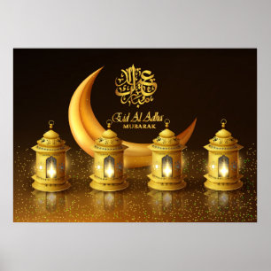 Poster Ramadan Ouro Moon e Fanoos