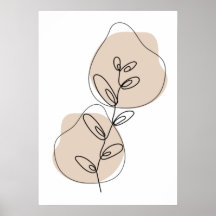 Ramais E Folhas De Arte De Linha