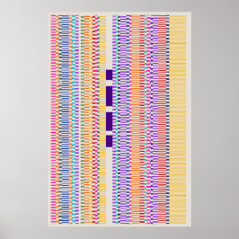 Poster Ramanujan numbers Pattern Design