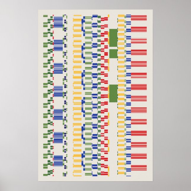 Poster Ramanujannumbers Pattern  (Frente)
