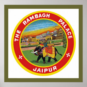 Poster Rambagh Palace Jaipur