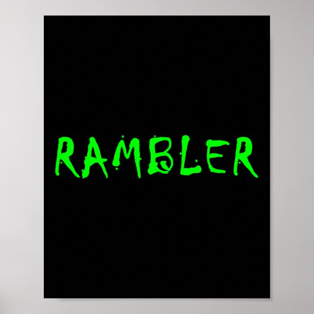 Poster Rambler  (Frente)