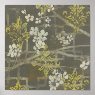 Poster Ramificação de Flor I Padrão