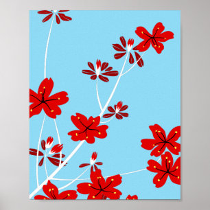 Poster Ramificações Florais